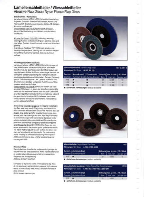 Flap Disc and Non Woven Wheel Catalogue