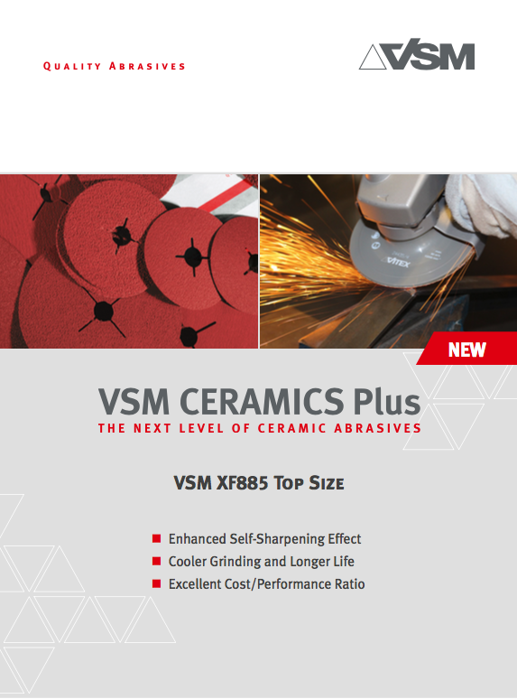 VSM Abrasives Co. Series XK870X Turn On VSM 148932 3 Quick Change Disc 120G Pack of 25 Type S Ceramic 